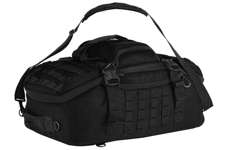 Сумка-баул/рюкзак 2E Tactical L чорна - зображення 1