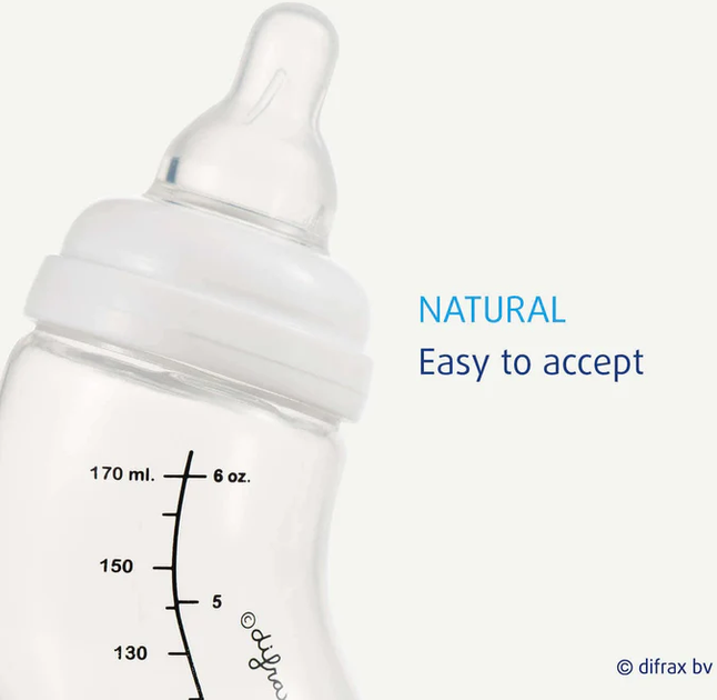 Силіконова соска до пляшечки Difrax S-bottle Natural для годування велика х 2 шт (673) - Фото 4 Силіконова соска до пляшечки Difrax S-bottle Natural для годування велика х 2 шт (673) - зображення 4