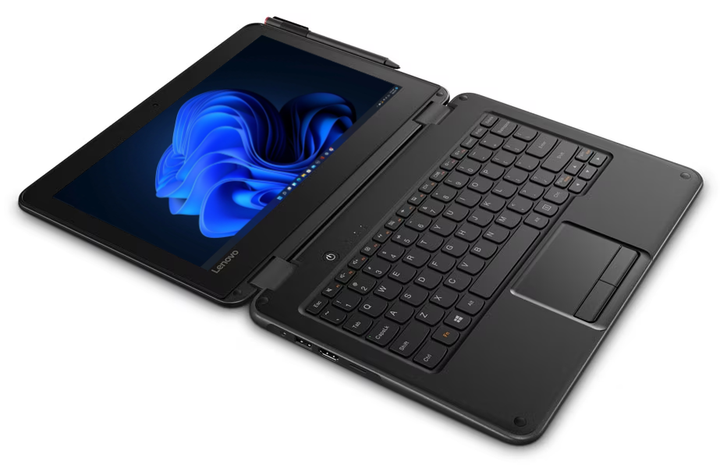 Ноутбук 11.6" Lenovo 300e Intel Celeron N3450 RAM 4GB eMMC 128GB Windows 11 Over Stоск - изображение 4