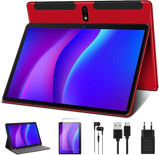 Планшет 10" Jusyea J5 4/64Gb Android 11 8000 mAh Красный t2 - изображение 2