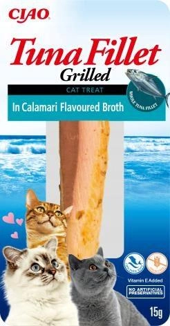 Przysmak dla kota Churu filet z kalmarami w bulionie 15 g (8859387700988) - obraz 1