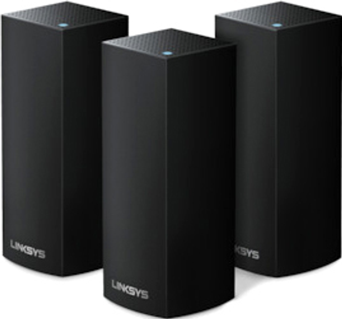 Router Linksys Velop WHW0303 Wi-Fi, 3-pak BLK AC6600 (WHW0303B-EU) - obraz 1