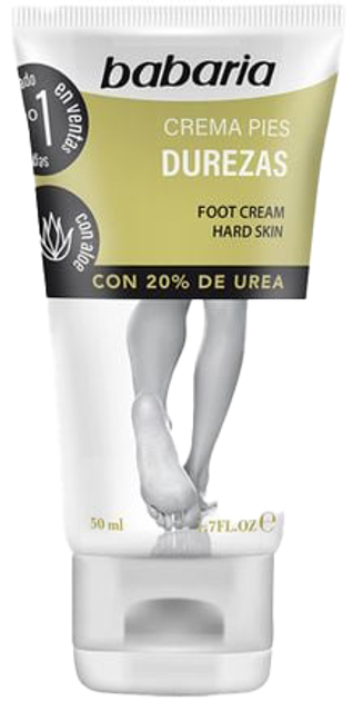 Крем для ніг Babaria Foot Cream For Hard Skin 50 мл (8410412024884) - зображення 1