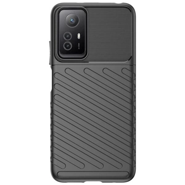 Защитный чехол Deexe Thunder Series для Xiaomi Redmi Note 12S - Black - изображение 2