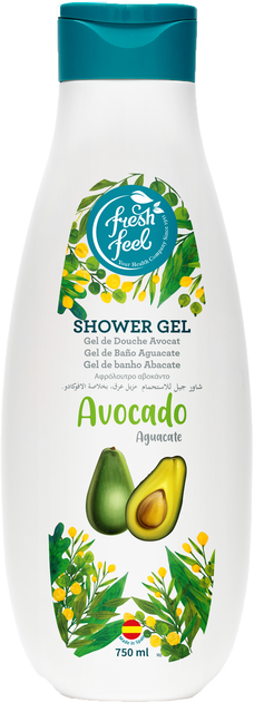 Акція на Гель для душу FRESH FEEL Shower Gels Avocado 750 мл від Rozetka