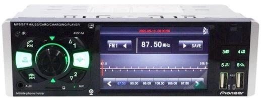 Автомагнітола 4051AI MP5 1DIN з екраном TFT 4.1" - изображение 2