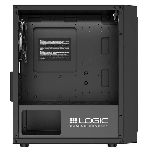 Корпус Logic Concept ATOS Mesh Glass ARGB Black (AM-ATOS-10-0000000-0002) - зображення 13