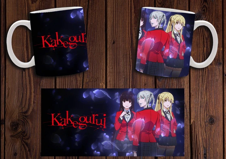 Кружка CupKit "Безумный азарт / Kakegurui" №3 330мл белая - Фото 1 Кружка CupKit "Безумный азарт / Kakegurui" №3 330мл белая - изображение 1