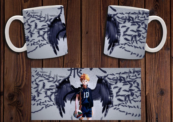 Кружка CupKit "Волейбол!! / Haikyuu!!" №13 330мл белая - Фото 1 Кружка CupKit "Волейбол!! / Haikyuu!!" №13 330мл белая - изображение 1