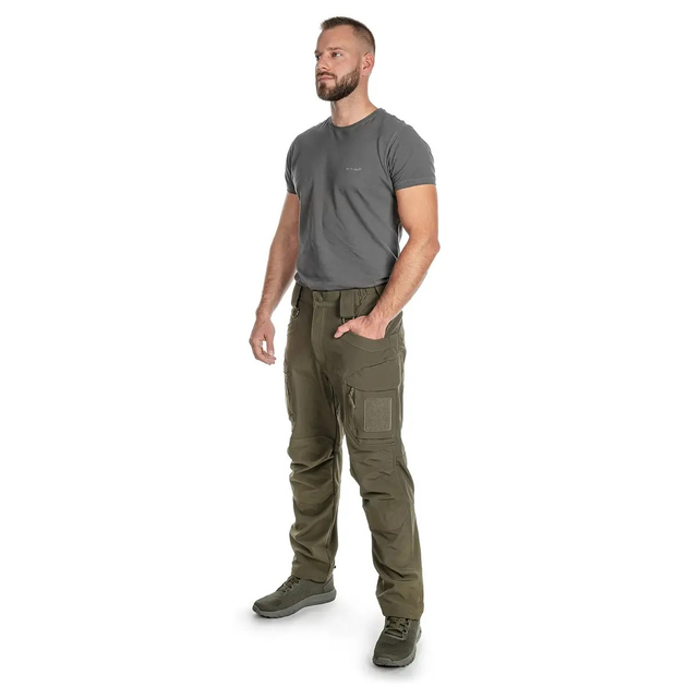 Штани тактичні, оливка Mil-Tec Softshell Pants Assault Ranger Olive 11380012 розмір S - изображение 2