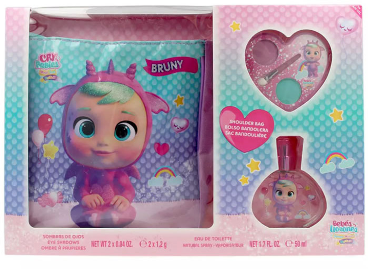 Zestaw dla dzieci Cartoon Cry Baby Woda toaletowa 50 ml + Cienie do powiek + Torba (8411114089669) - obraz 1