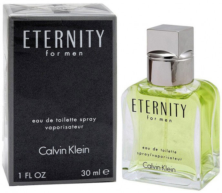 Туалетна вода для чоловіків Calvin Klein Eternity For Men Eau De Toilette Spray 30 мл (88300605385) - зображення 1