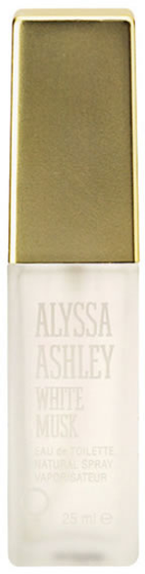 Woda toaletowa damska Alyssa Ashley Musk White Eau De Toilette Spray 25 ml (3495080309230) - obraz 1