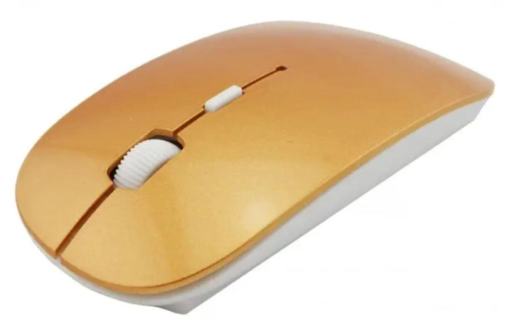 Клавіатура та мишка wireless 902 Бездротова Золота - зображення 6
