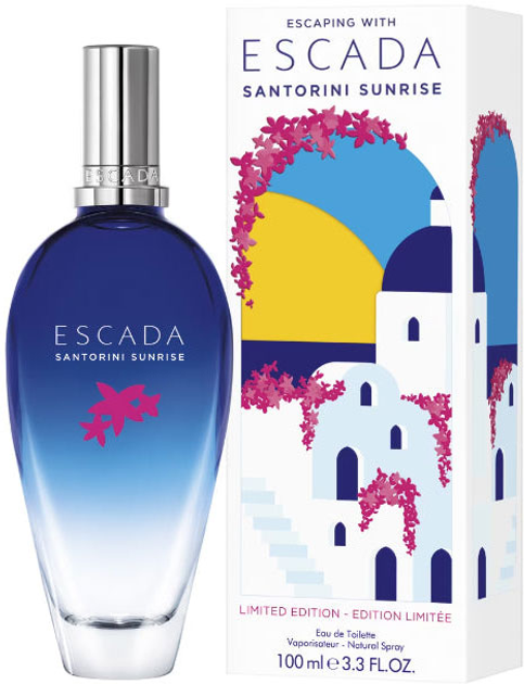 Woda toaletowa damska Escada Santorini Sunrise Eau De Toilette Spray 100 ml Limited Edition (3616303456313) - obraz 1