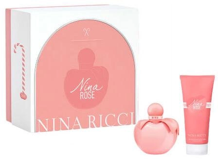 Zestaw damski Nina Ricci Nina Rose Eau Toilette Spray 80 ml + Balsam do ciała 100 ml (3137370352556) - obraz 1