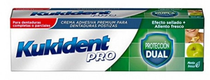 Kukident Pro Dual Protection Denture Fixing Cream 40 g (8470001693716) - obraz 1