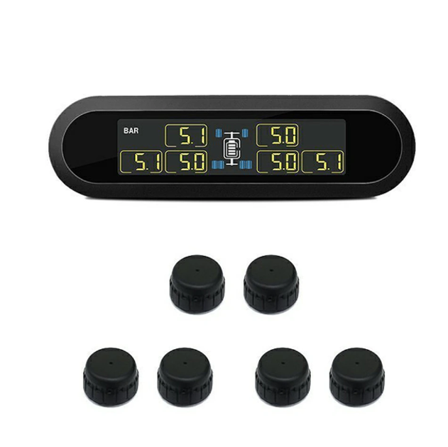 TPMS система контроля давления и температуры в шинах Careud T650WF, 6 внешних датчиков до 13 Бар - изображение 1