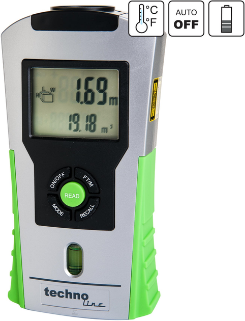 Ультразвуковой дальномер Technoline WZ1100 Silver/Green (WZ1100 ...