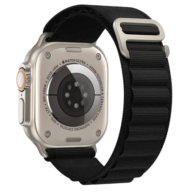 Нейлоновый ремешок Fruct Alpine Loop for Apple Watch 42/44/45/46/49 mm Black - изображение 2