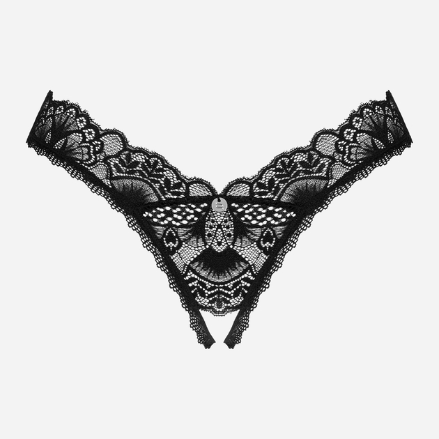 Stringi Obsessive z otwartym krokiem Donna Dream M/L Czarne (5901688253021) - obraz 3