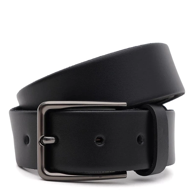 Мужской кожаный ремень Borsa Leather 125v1fx70-black - Фото 1 Мужской кожаный ремень Borsa Leather 125v1fx70-black - изображение 1