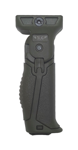Передня рукоятка DLG Tactical (DLG-048) складна на Picatinny (полімер) олива - зображення 1