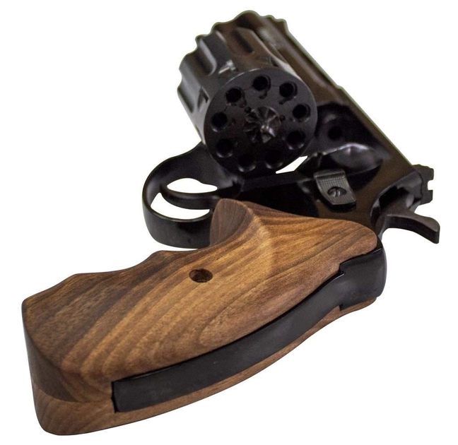 Револьвер флобера ZBROIA PROFI-4.5" (чёрный / дерево) - изображение 2