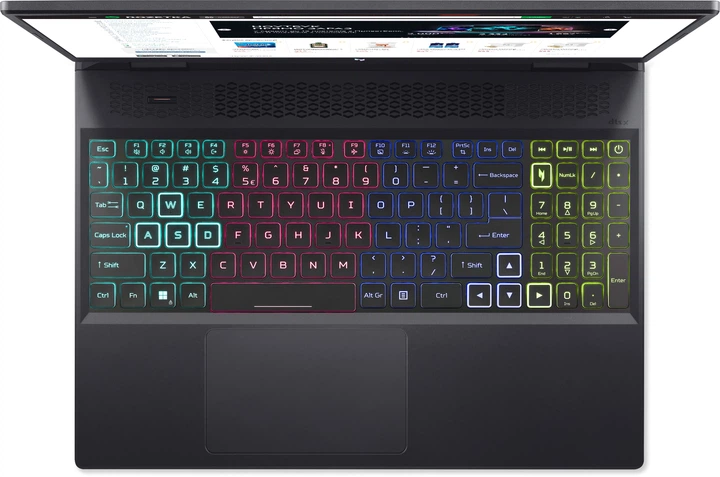 Ноутбук Acer Nitro 16 AN16-41-R6RQ (NH.QKBEU.004) Obsidian Black / 16" IPS WUXGA 165 Гц / AMD Ryzen 5 7535HS / RAM 16 ГБ / SSD 512 ГБ / RTX 4050, 6 ГБ / LAN / Зарядка по USB - изображение 5