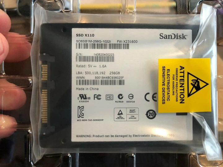 SSD накопитель SanDisk X110 64гб /520 Мб - Фото 4 SSD накопитель SanDisk X110 64гб /520 Мб - изображение 4