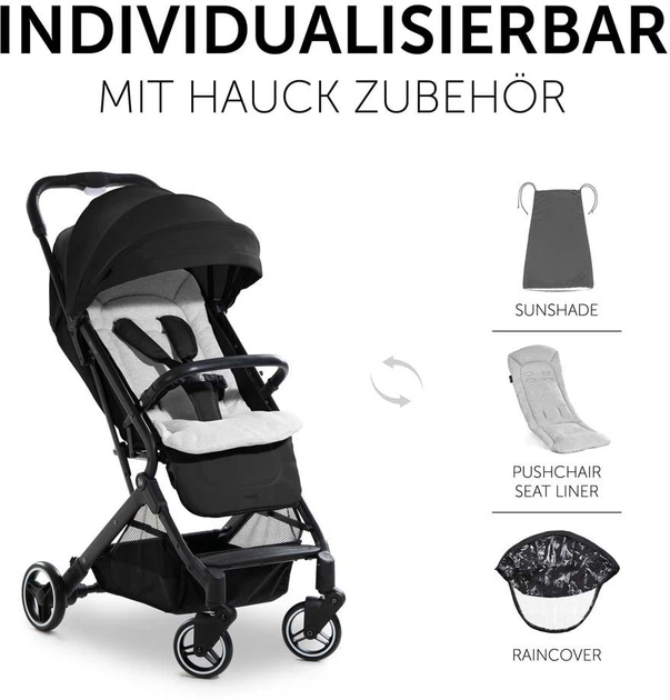 Коляска прогулочная Hauck Travel N Care Black (16014-5) - Фото 3 Коляска прогулочная Hauck Travel N Care Black (16014-5) - изображение 3