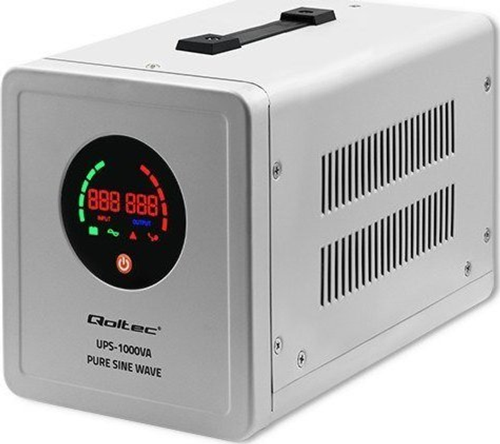 ИБП Qoltec Pure Sine Wave 1000VA/700W (5901878507217) - изображение 2