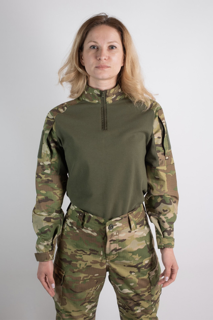 Убакс женский мультикам рубашка тактическая с длинным рукавом размер 58 - изображение 1