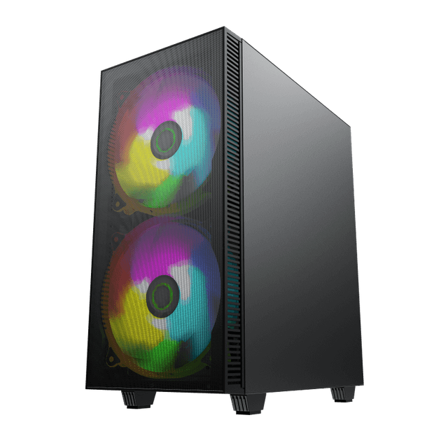 Корпус для компьютера АТХ GameMax Aero без БП/подсветка/Miditower Черный - изображение 2