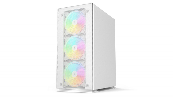 Корпус 2E Gaming Virtus Neo G3301NW, без БЖ, 2xUSB 3.0, 1xUSB 2.0, 3x140mm ARGB, 1x120mm ARGB, controller with remote, TG Side Panel, ATX, білий - зображення 3