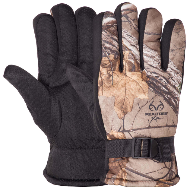 Перчатки для охоты и рыбалки с закрытыми пальцами SP-Sport BC-7387 размер L Камуфляж Лес - изображение 1