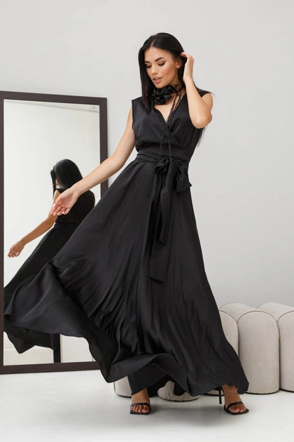 Платье Jadone Fashion Фурор 2XL черный - Фото 2 Платье Jadone Fashion Фурор 2XL черный - изображение 2