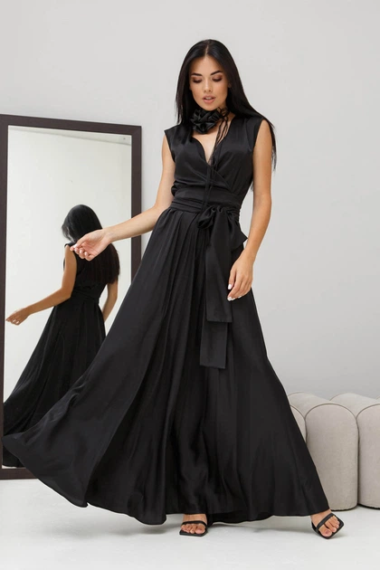 Платье Jadone Fashion Фурор 2XL черный - Фото 6 Платье Jadone Fashion Фурор 2XL черный - изображение 6