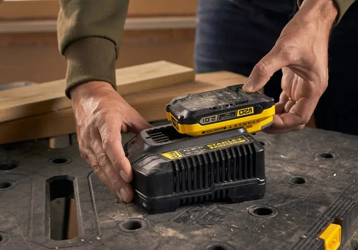 Зарядное устройство и 2 аккумулятора Stanley FATMAX SFMCB12D2 - Фото 3 Зарядное устройство и 2 аккумулятора Stanley FATMAX SFMCB12D2 - изображение 3
