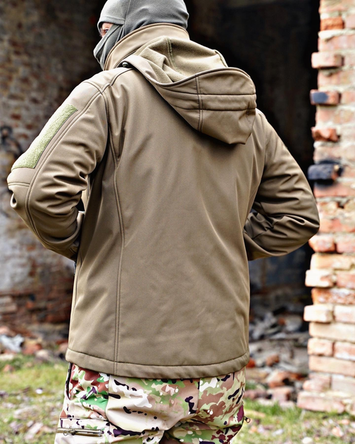Куртка тактична PROF 4.5.0 SOFT SHELL 2XL ОЛИВА - изображение 2