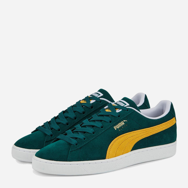 Чоловічі кеди низькі Puma Suede Teams II 38659502 41 (7.5UK) 26.5 см Зелені (4065449853347) - зображення 2