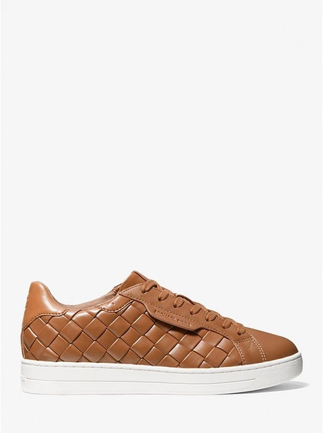 Кеды женские MICHAEL Michael Kors Keating Woven Sneaker (размер: 38 / US 7) 24 см коричневые - изображение 4