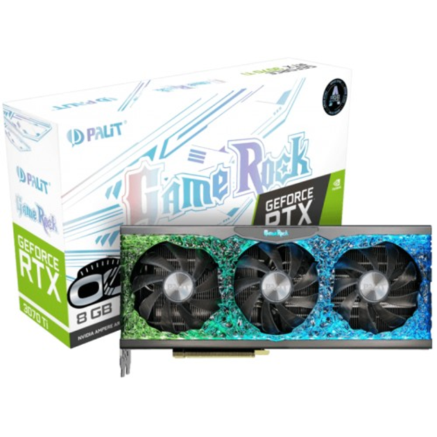 Відеокарта Palit PCI-Ex GeForce RTX 3070 Ti GameRock 8GB GDDR6X 256bit ...
