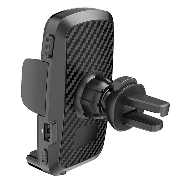 Автомобильный FM ФМ Bluetooth модулятор Terra IQ, трансмиттер, держатель для телефона - изображение 4
