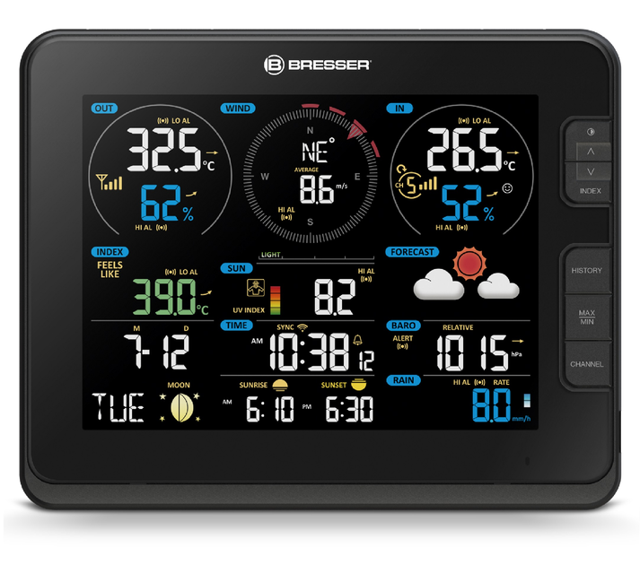 Метеостанція Bresser Professional WIFI Weather Centre 7in1 (WSX3001C) - изображение 2