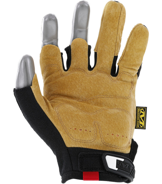 Тактические перчатки Mechanix Wear M-Pact Leather Fingerless Framer без трёх пальцев XL - изображение 2