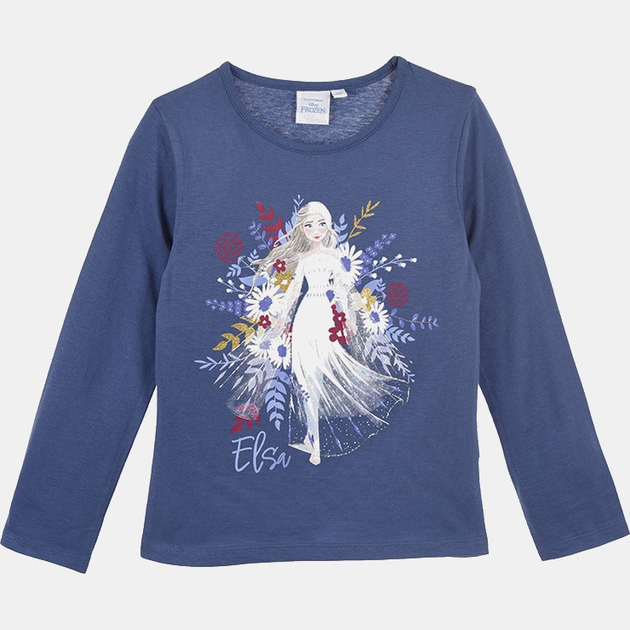 Детский лонгслив для девочки Disney Frozen HW1015 104 см Голубой ...