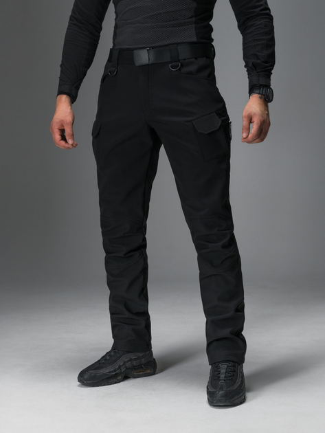 Тактичні штани утеплені BEZET Softshell Байрактар 9515 XL Чорні (ROZ6400181707) - зображення 1