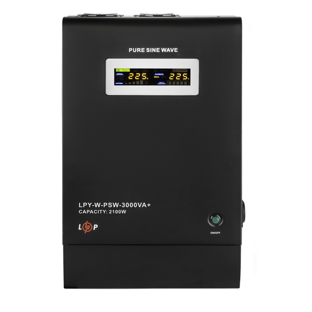 ИБП LogicPower LPY-W-PSW-3000VA+ (2100Вт) 10A/15A с правильной синусоидой 48В - Фото 1 ИБП LogicPower LPY-W-PSW-3000VA+ (2100Вт) 10A/15A с правильной синусоидой 48В - изображение 1