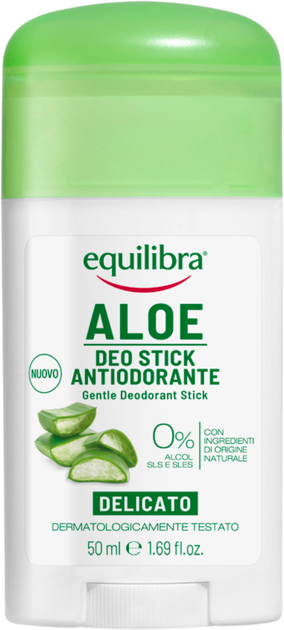 Deodorant Equilibra Aloe Deo Stick 50 ml (8000137011759) - obraz 1